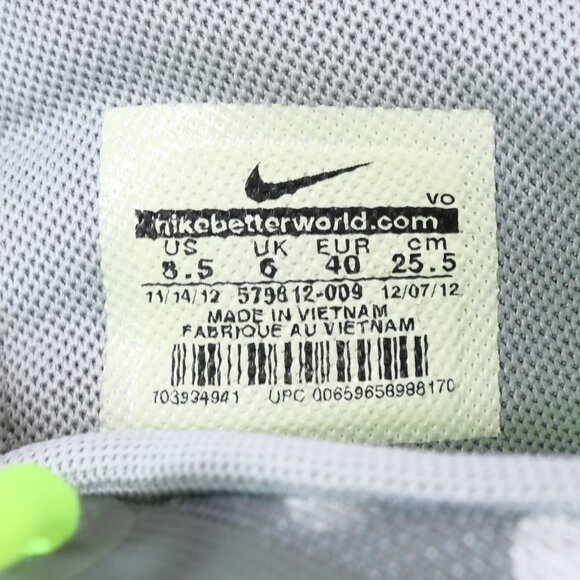 Nike Women's Dual Fusion Run Running Shoes Gray Polka Dot Sneakers Size 8.5 - Picture 8 of 9